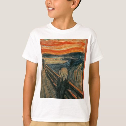 The Scream _ Edvard Munch Painting Artwork T_Shirt