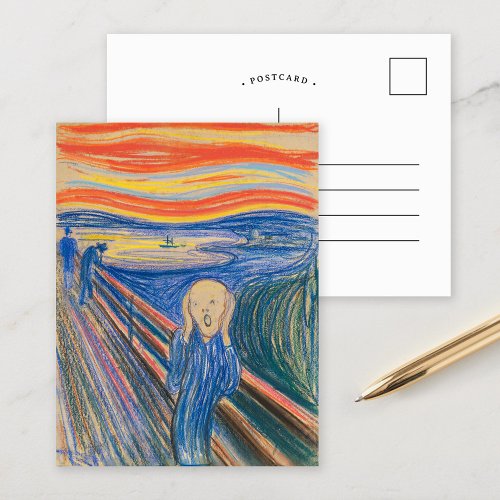 The Scream  Edvard Munch Postcard