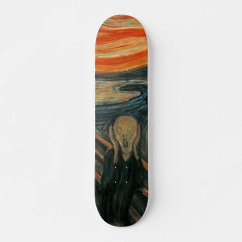 The Scream _ Edvard Munch Skateboard
