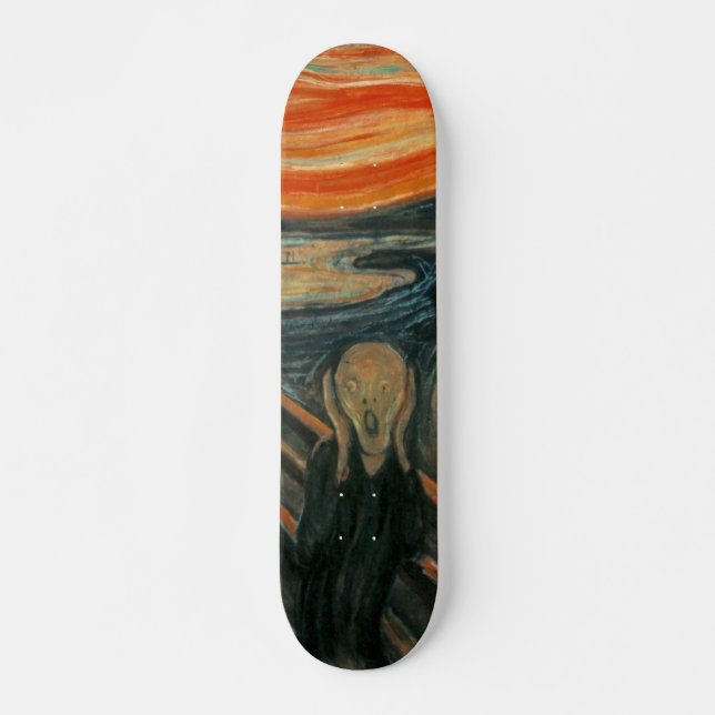 The Scream - Edvard Munch Skateboard (Front)