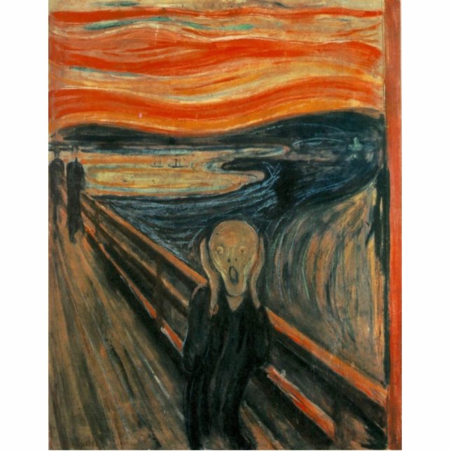 The Scream - Edvard Munch Statuette (Front)