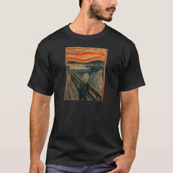 The Scream - Edvard Munch T-shirt by masterpiece_museum at Zazzle