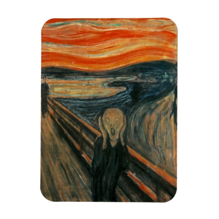 The Scream   Edvard Munch Vinyl Magnets