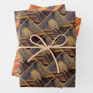 The Scream - Edvard Munch Wrapping Paper Sheets