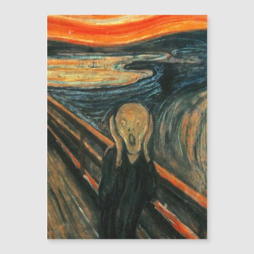The Scream Munch Modern Art Abstract