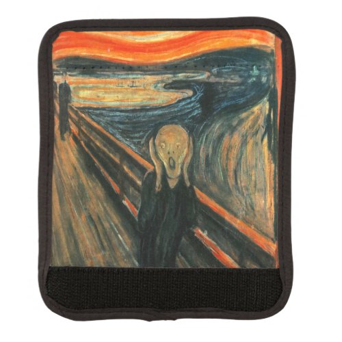 The Scream Munch Modern Art Abstract Luggage Handle Wrap