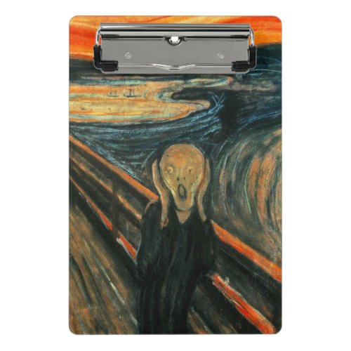 The Scream Munch Modern Art Abstract Mini Clipboard