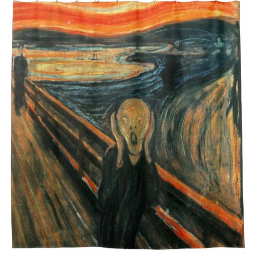 The Scream Munch Modern Art Abstract Shower Curtain