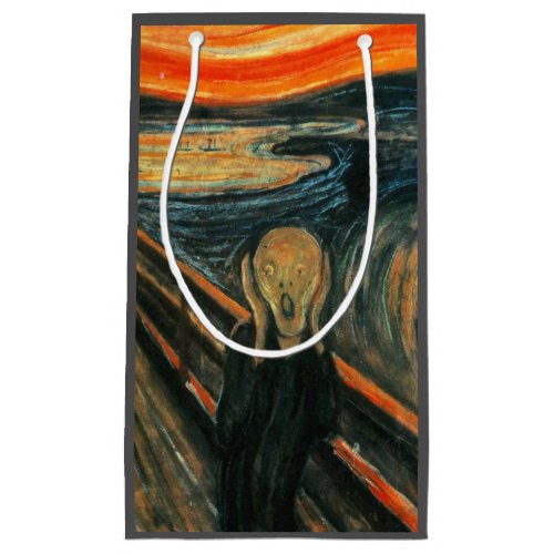 The Scream Munch Modern Art Abstract Small Gift Bag