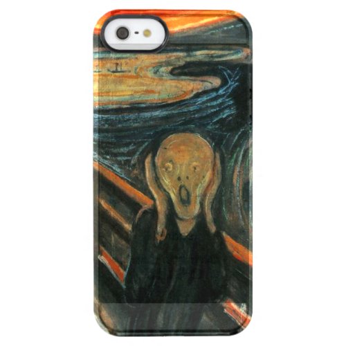 The Scream Munch Modern Art Abstract Clear iPhone SE55s Case