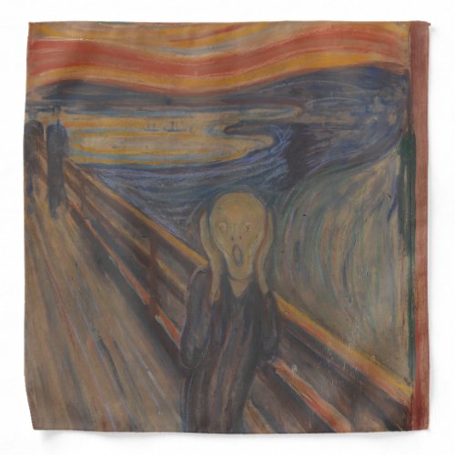 The Scream of Horror by Edvard Munch 1893 Bandana