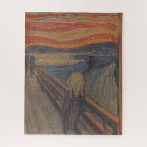 The Scream of Horror by Edvard Munch 1893 Jigsaw Puzzle