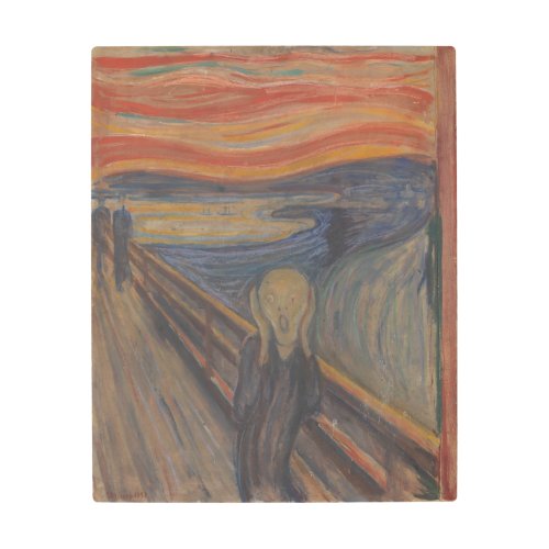 The Scream of Horror by Edvard Munch 1893 Metal Print