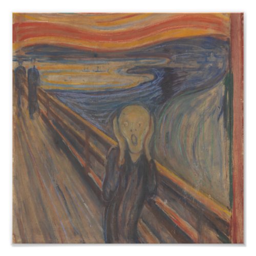 The Scream of Horror by Edvard Munch 1893 Photo Print
