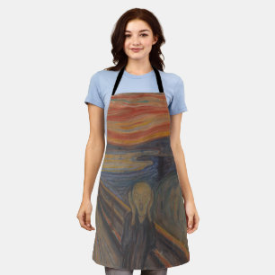 The Scream of Nature by Edvard Munch 1893 Apron