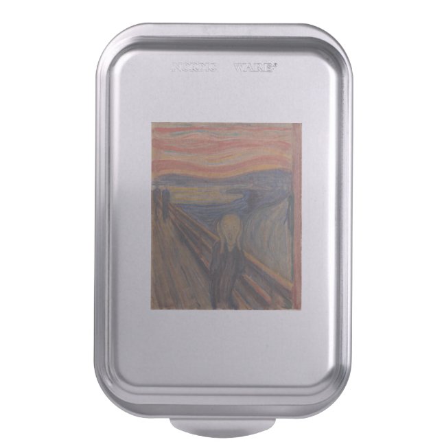 The Scream of Nature by Edvard Munch 1893 Cake Pan (Front Vertical)