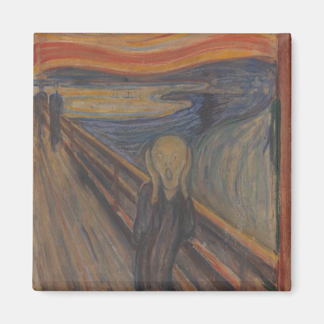 The Scream of Nature by Edvard Munch 1893 Magnet (Front)