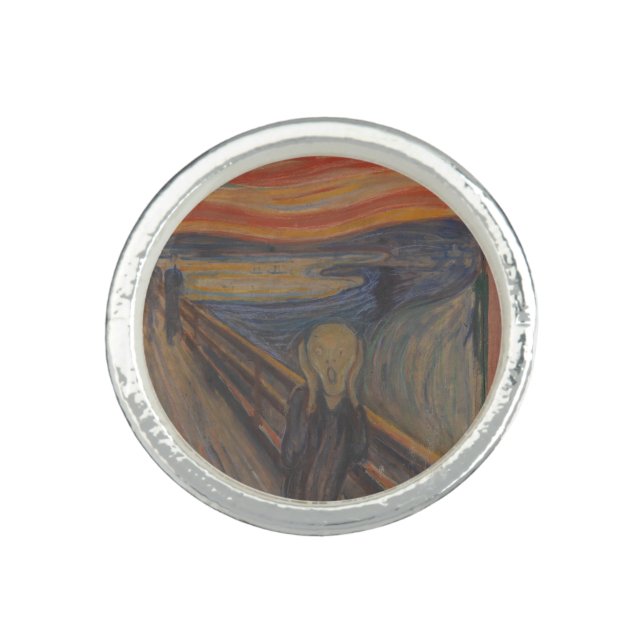 The Scream of Nature by Edvard Munch 1893 Ring (Front)