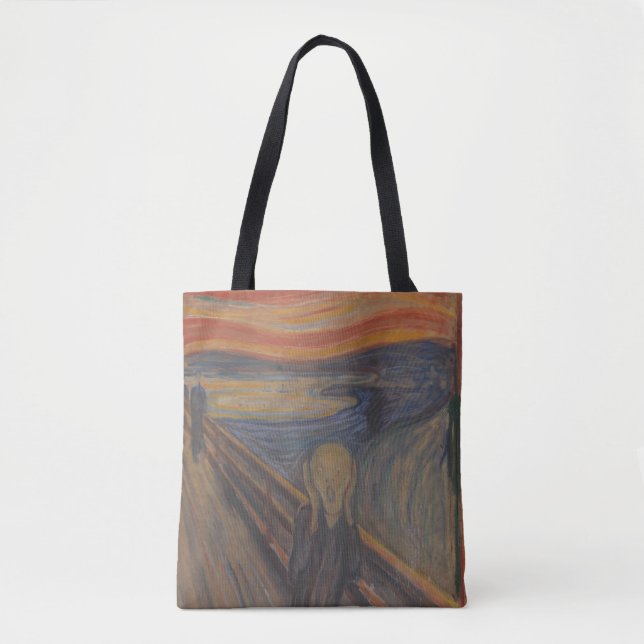 The Scream of Nature by Edvard Munch 1893 Tote Bag (Front)