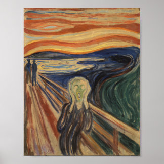 The Scream Painting - Edvard Munch - 1910 Poster