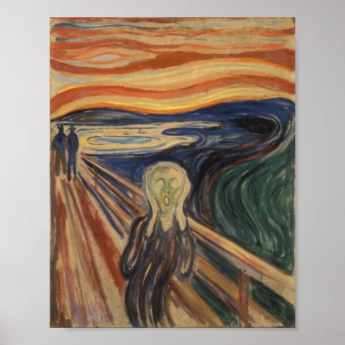 The Scream Painting _ Edvard Munch _ 1910 Poster