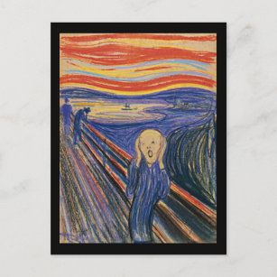 The Scream (pastel 1895) High Quality Postcard
