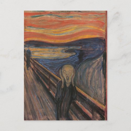 The Scream Postcard