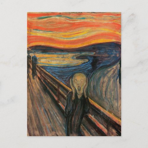 The Scream Postcard