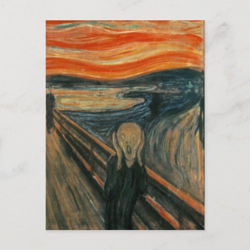 The Scream Postcard