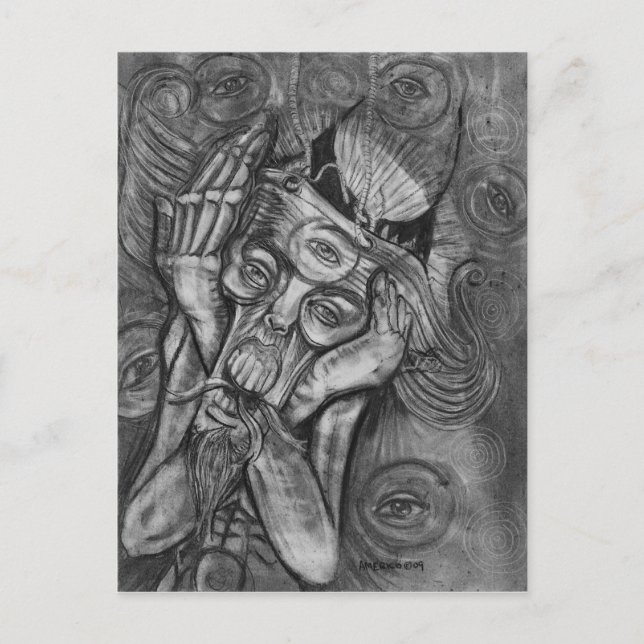 the scream postcard (Front)