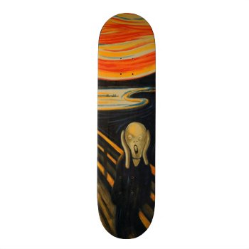The Scream Skateboard by AV_Designs at Zazzle