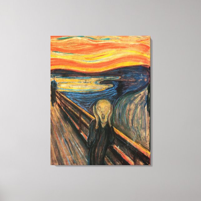 The Scream -  Stretched Canvas Reproduction Print (Front)