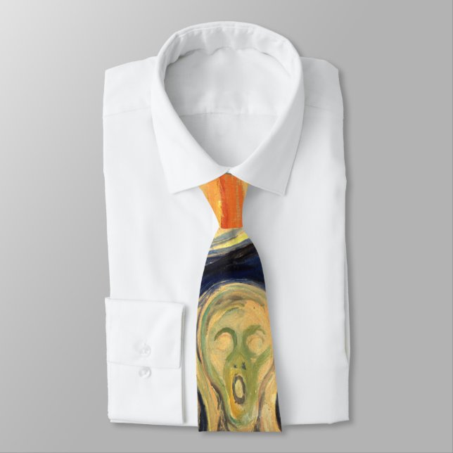 The Scream | The Perfect Spooky Halloween Neck Tie (Tied)
