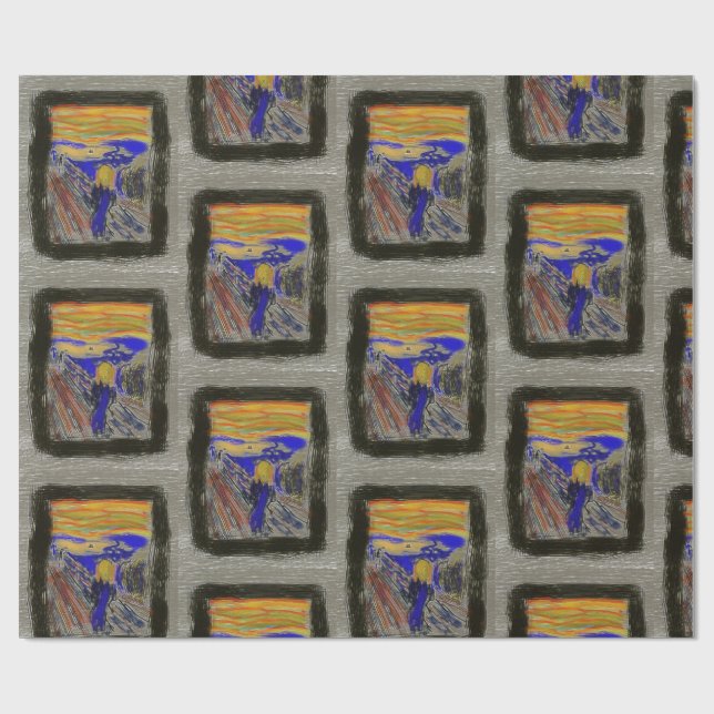The Scream Wrapping Paper (Flat)