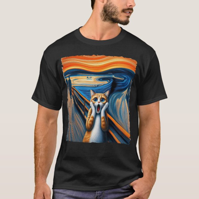  The Screaming Cat T-Shirt (Front)