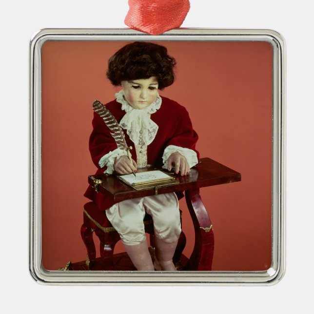 The Scribe Metal Ornament (Front)