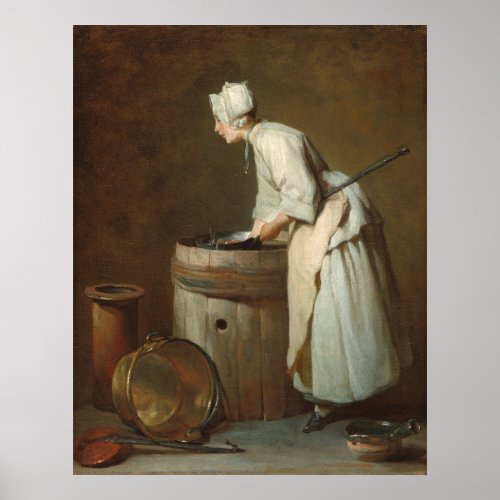 The Scullery Maid _ Jean_Simon Chardin Fine Art Poster