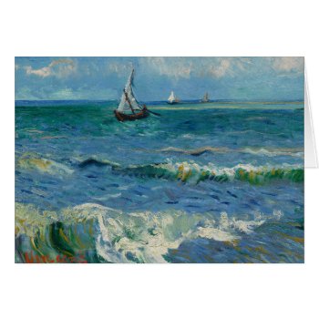 The Sea At Les Saintes Maries De La Mer | Van Gogh by decodesigns at Zazzle