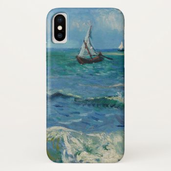The Sea At Les Saintes Maries De La Mer | Van Gogh Iphone X Case by decodesigns at Zazzle