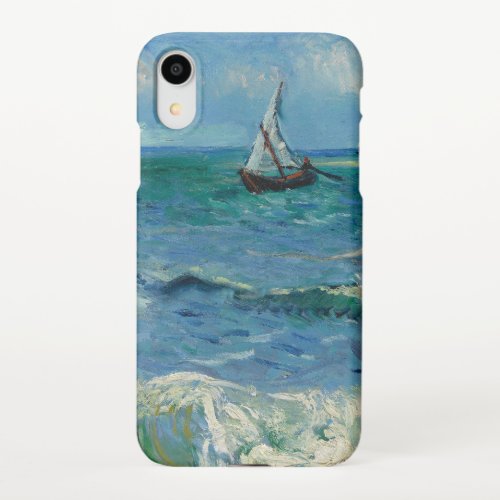 The Sea at Les Saintes Maries de la Mer  Van Gogh iPhone XR Case