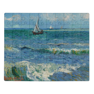 The Sea at Les Saintes Maries de la Mer Van Gogh Jigsaw Puzzle