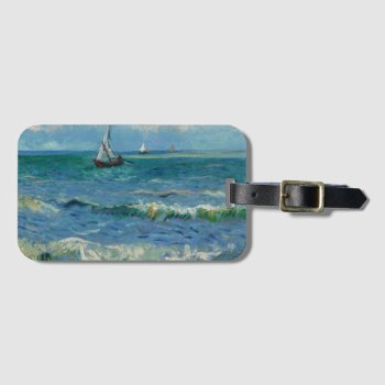 The Sea At Les Saintes Maries De La Mer | Van Gogh Luggage Tag by decodesigns at Zazzle