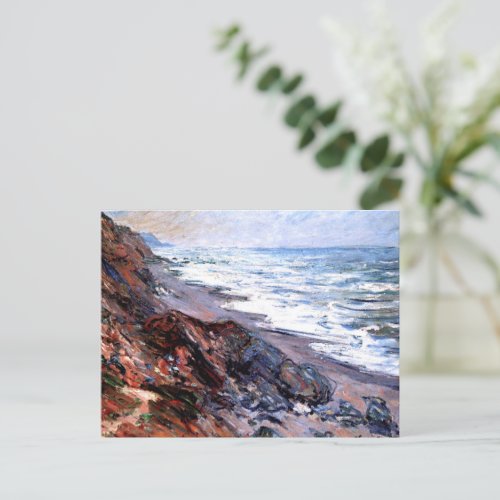 The Sea at Pourville by Monet Postcard