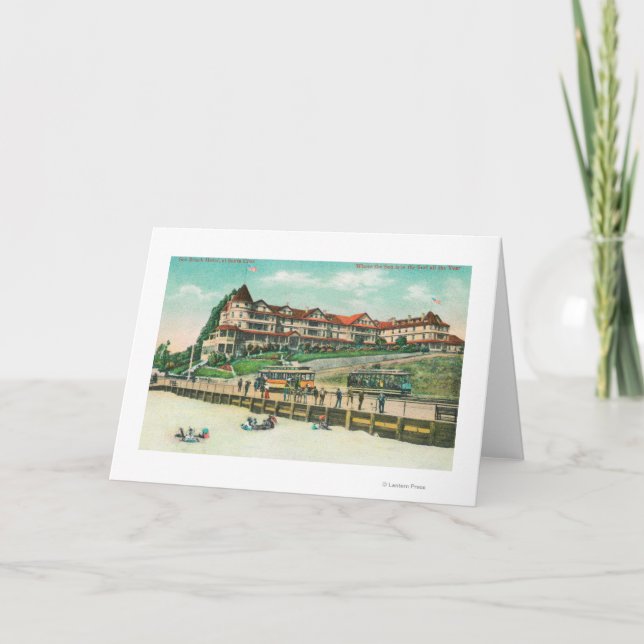 The Sea Beach Hotel from the Beach Card (Front)