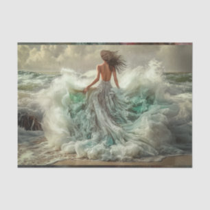 The Sea Becomes her  Tissue Paper