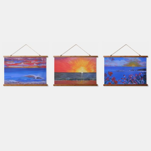 The sea cliff hanging tapestry