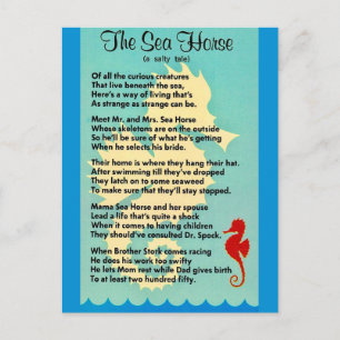 The Sea Horse Postcard