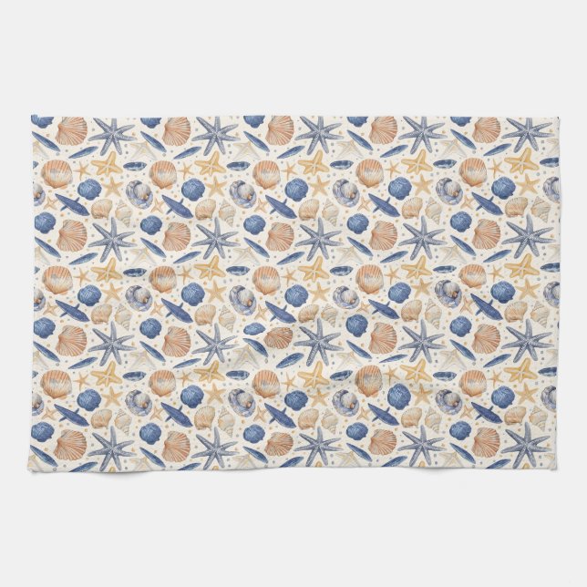 The Sea Lives In Every One Of Us Kitchen Towel (Horizontal)