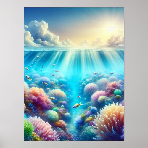 The sea my happy place poster