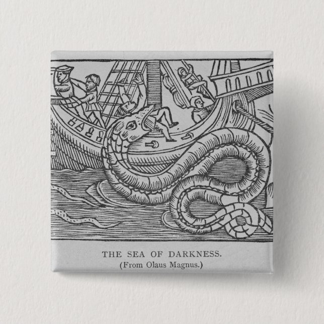 The Sea of Darkness Pinback Button (Front)